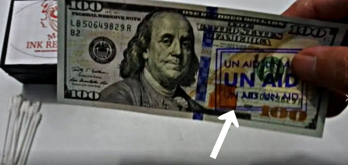 How to Remove Ink from a Dollar Bill