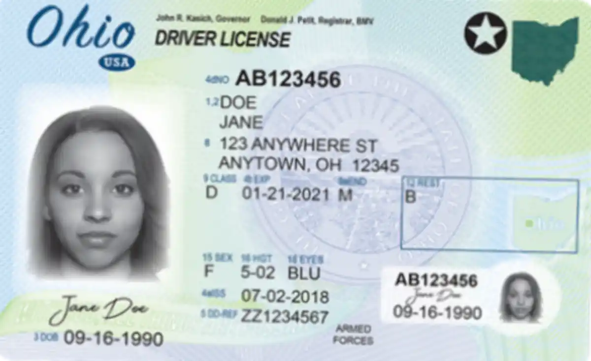 Ohio fake ID state