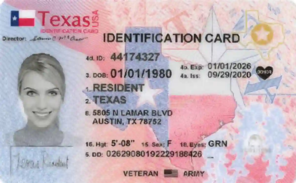 Texas fale ID state