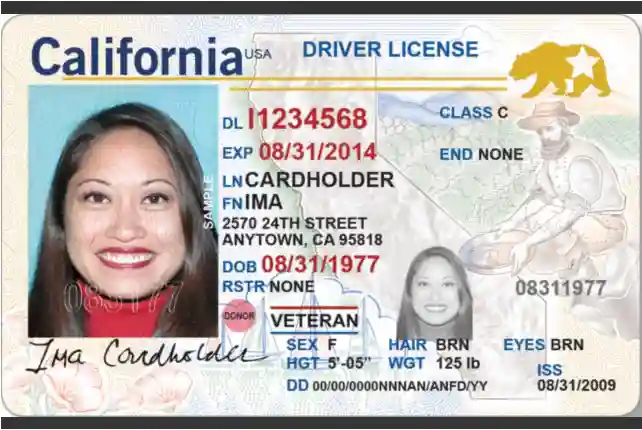 California fale ID