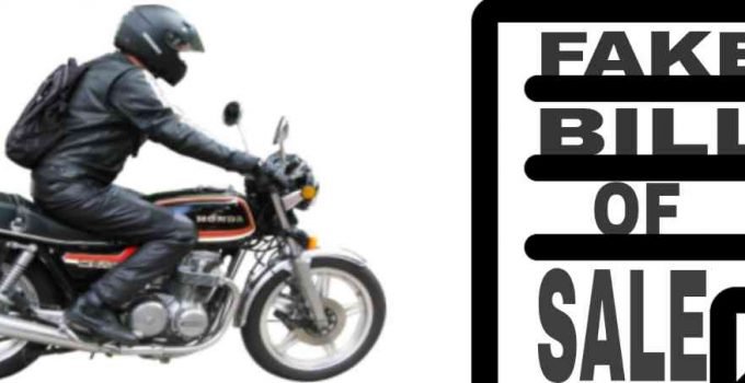 How to Make a Fake Bill of Sale [Motor Vehicle/Motorcycle]