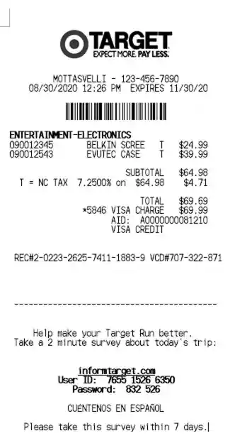 How To Make A Fake Target Receipt Free complete Steps 