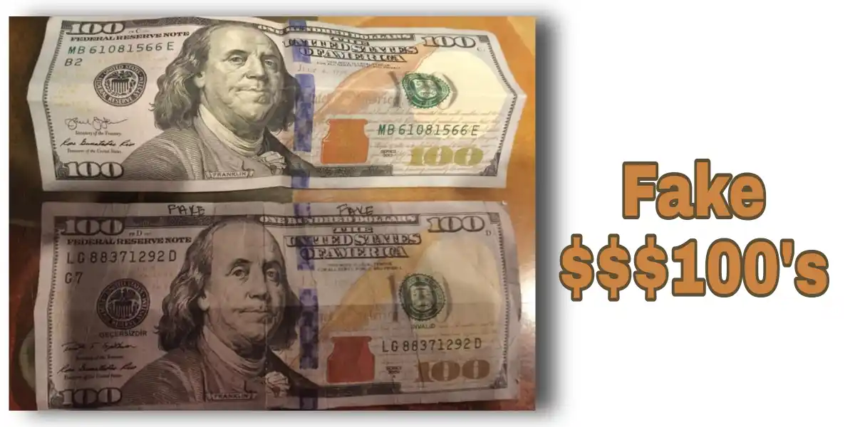 How to Pass a Fake 100 Dollar Bill