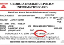 Fake State Farm Insurance Card Template Online | Fillable & Printable